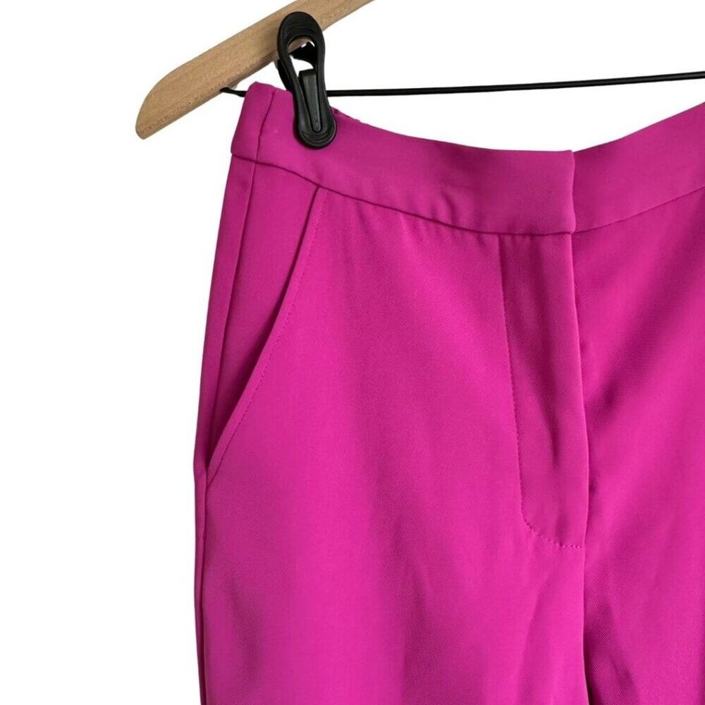 WAYF Pants with Feathers at Leg Hem Fuchsia XS - Picture 5 of 9